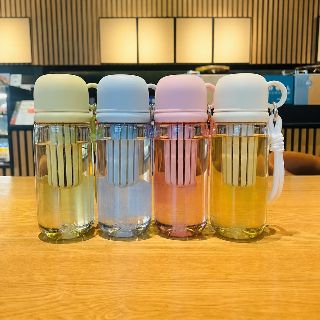 Tritan Dual-Drink Bottle with Tea Chamber gallery view 3